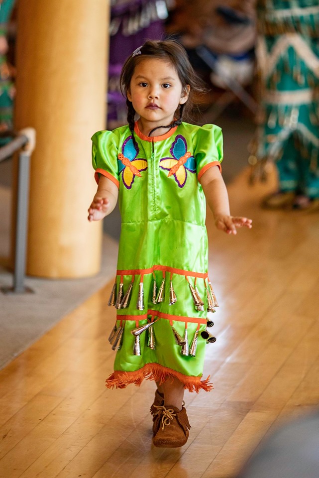 Jingle Dress Exhibit at the Mille Lacs Indian Museum, Onamia, MN – Ampers